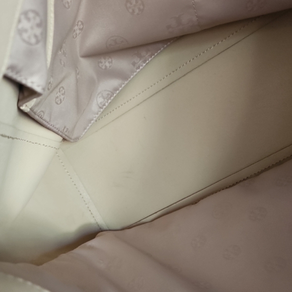 Tory Burch Blush Saffiano Leather Tote Bag Dust Bag Included - Picture 13 of 15